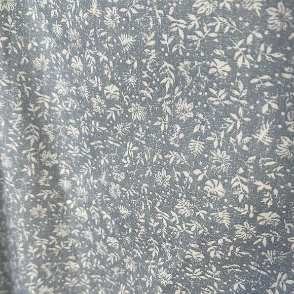 Men's Joseph Abboud Modern Fit Blue Floral Long Sleeve Button Down Shirt - Picture 7 of 11